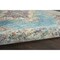 Homeroots 4 ft. Round Light Blue Distressed Medallion Area Rug 385333 - alternate 9